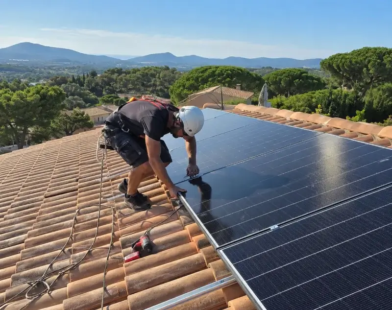 Installateur panneaux solaires Roussas — pose photovoltaïque sur toiture