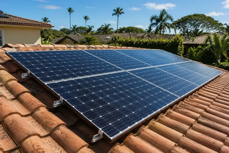 Installation de panneaux solaires à Roussas